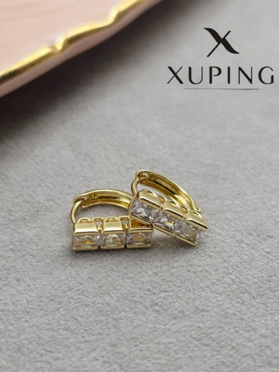 Женские серьги золотого цвета, бренд Xuping — JEWELRI-XUP002-ЛИМОН