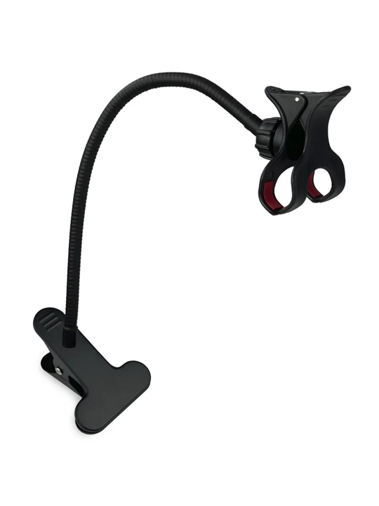 Prujinali metall telefon uchun 360 darajali qisqichli tutqich, 35sm