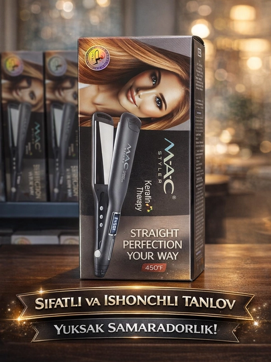 MAC Styler MC-5515 soch to‘g‘rilagich, Keratin Therapy, 450°F - 