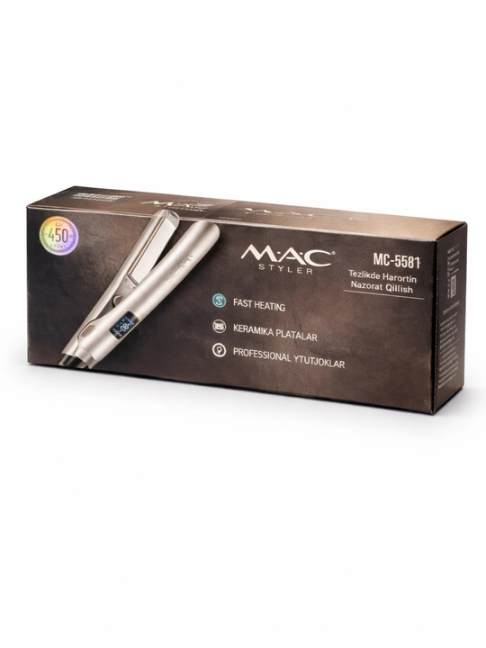 Выпрямитель для волос MAC Styler MC-5581, LCD, 480°F