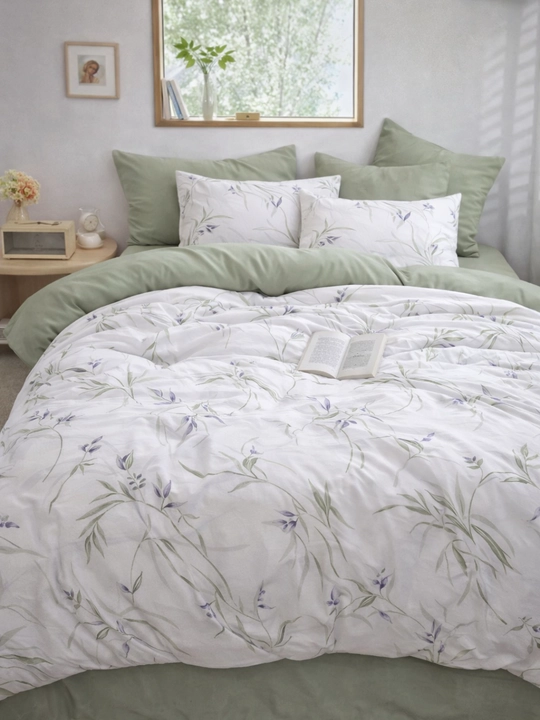 Choyshab top'plami, satin va jatka, 4 donalik, paxta, to`plami