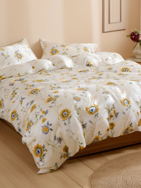 Choyshab top'plami, satin va jatka, 4 donalik, paxta, to`plami