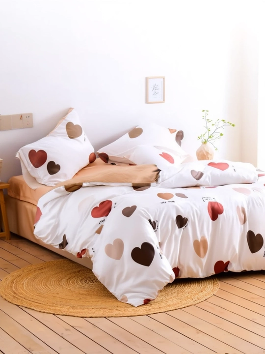 Choyshab top'plami, satin va jatka, 4 donalik, paxta, to`plami