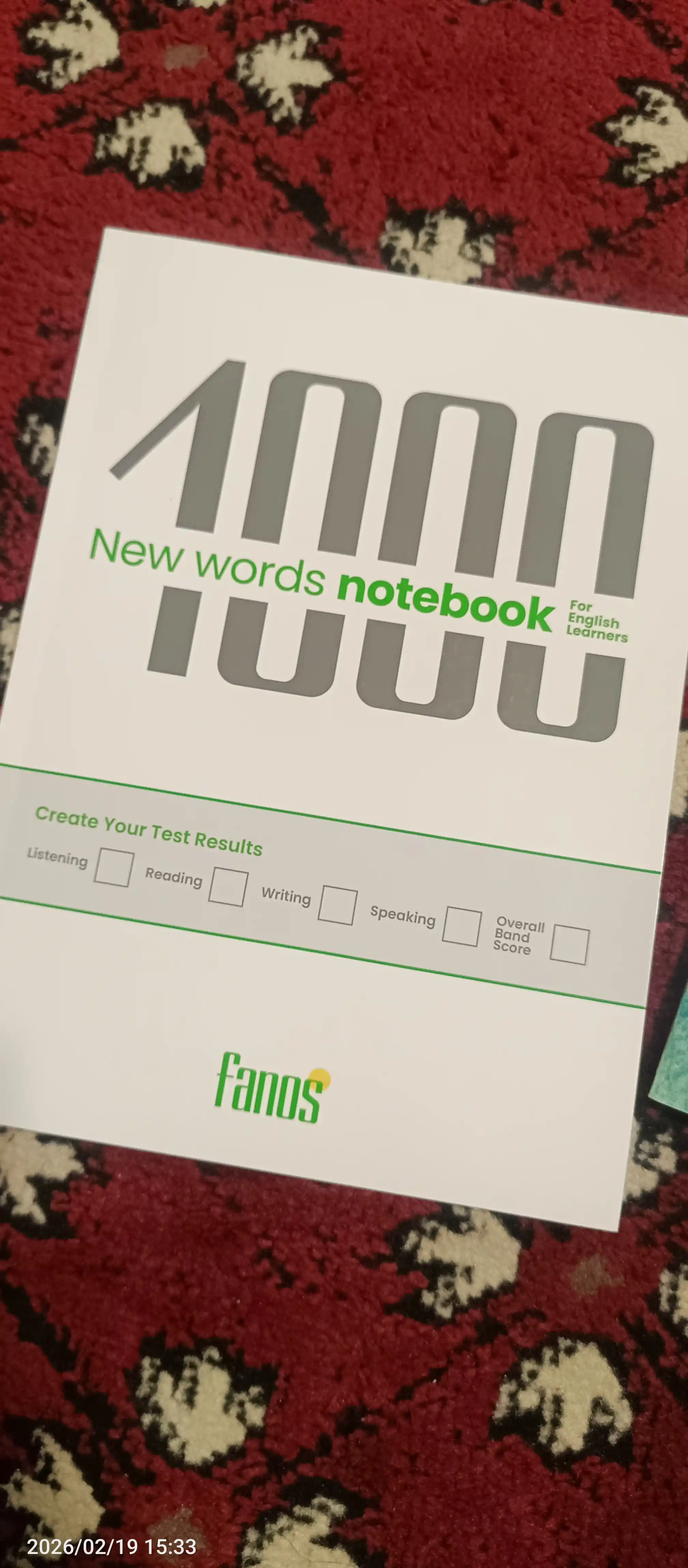 IELTS Vocabulary Notebook – 1000 ta yangi so‘z
