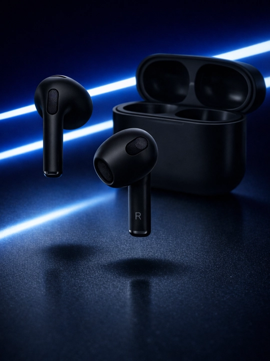 Pro 3 Simsiz Bluetooth quloqchin – oq / qora, sensorli, kuchli bass