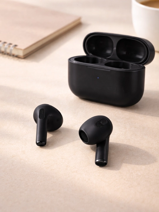 Pro 3 Simsiz Bluetooth quloqchin – oq / qora, sensorli, kuchli bass