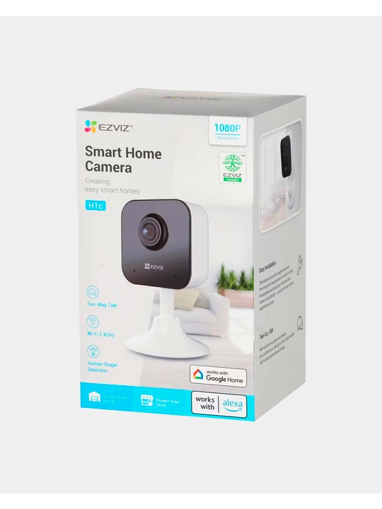 Wi-Fi kuzatuv kamerasi EZVIZ H1C, 1080P, ichki kamera, tungi ko‘rish, ikki tomonlama audio