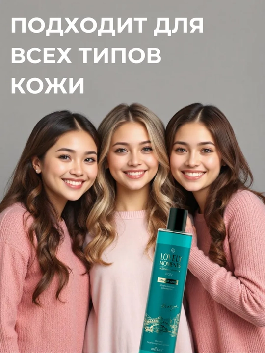 Dush uchun gel LOVELY MOMENTS, 345 ml, Белита