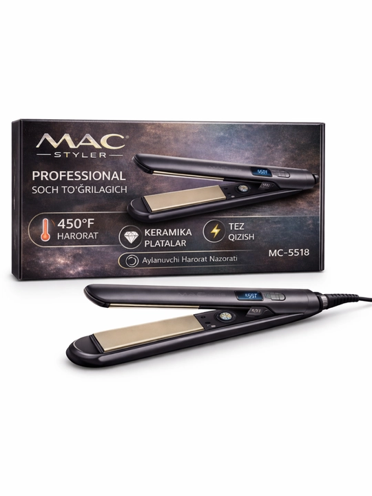MAC Styler MC-5598B professional soch to‘g‘rilagich, Keratin Therapy, 480°F