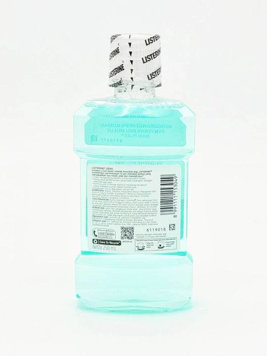 Ополаскиватель для рта Listerine, устраняет неприятный запах изо рта, 250 мл