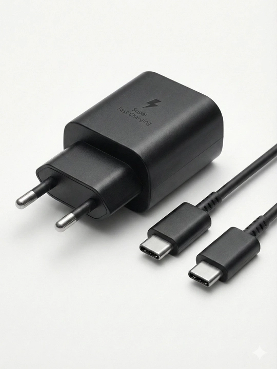 Зарядное устройство Samsung 25W Type-C быстрая зарядка, кабель 5A/1м - 