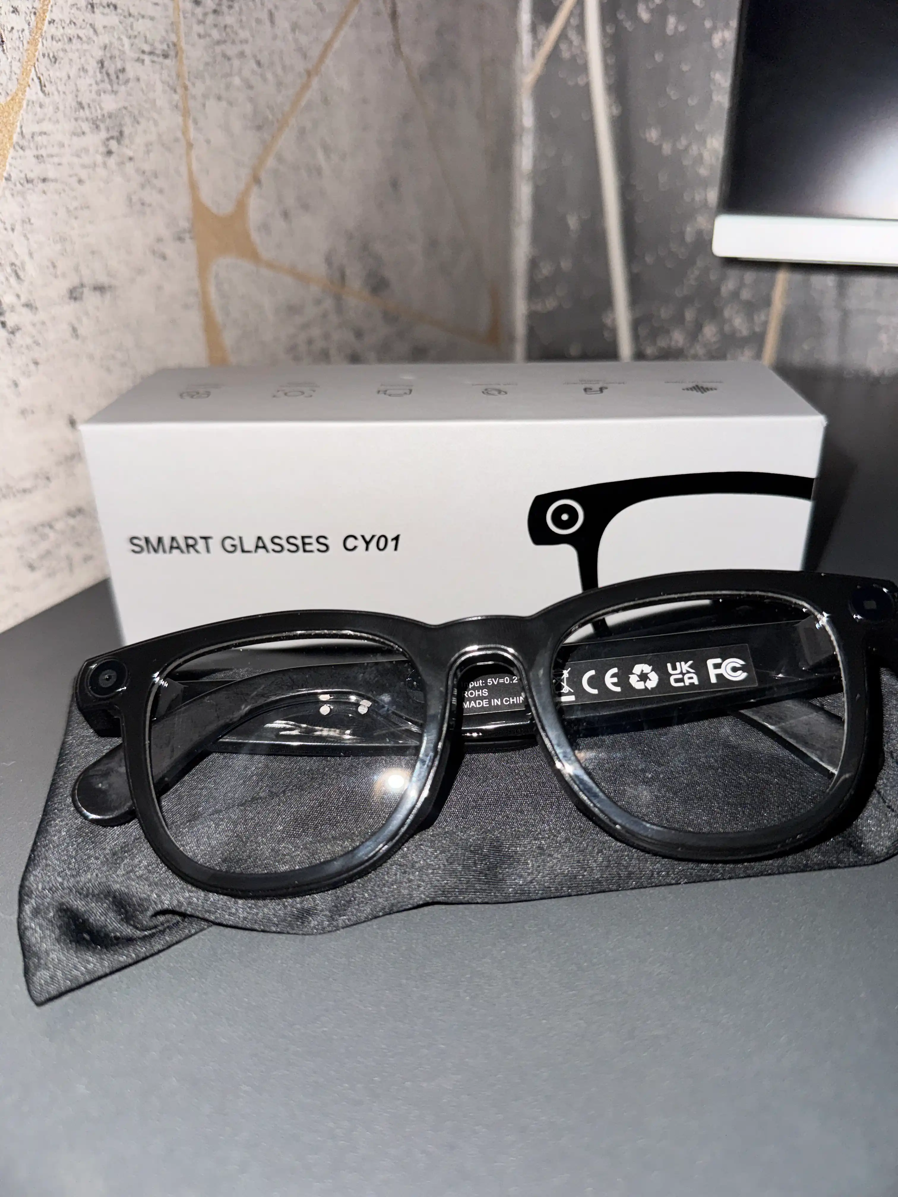 SMART GLASSES CY01 умные очки с функцией ИИ - оснащены камерой Bluetooth и защитой от воды
