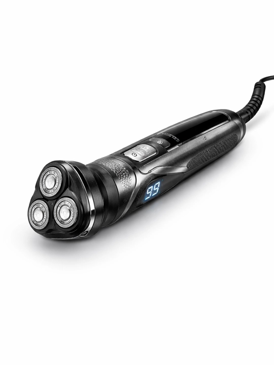 Cronier CR-1228 электробритва 3 головки, IPX7, дисплей, мужская бритва