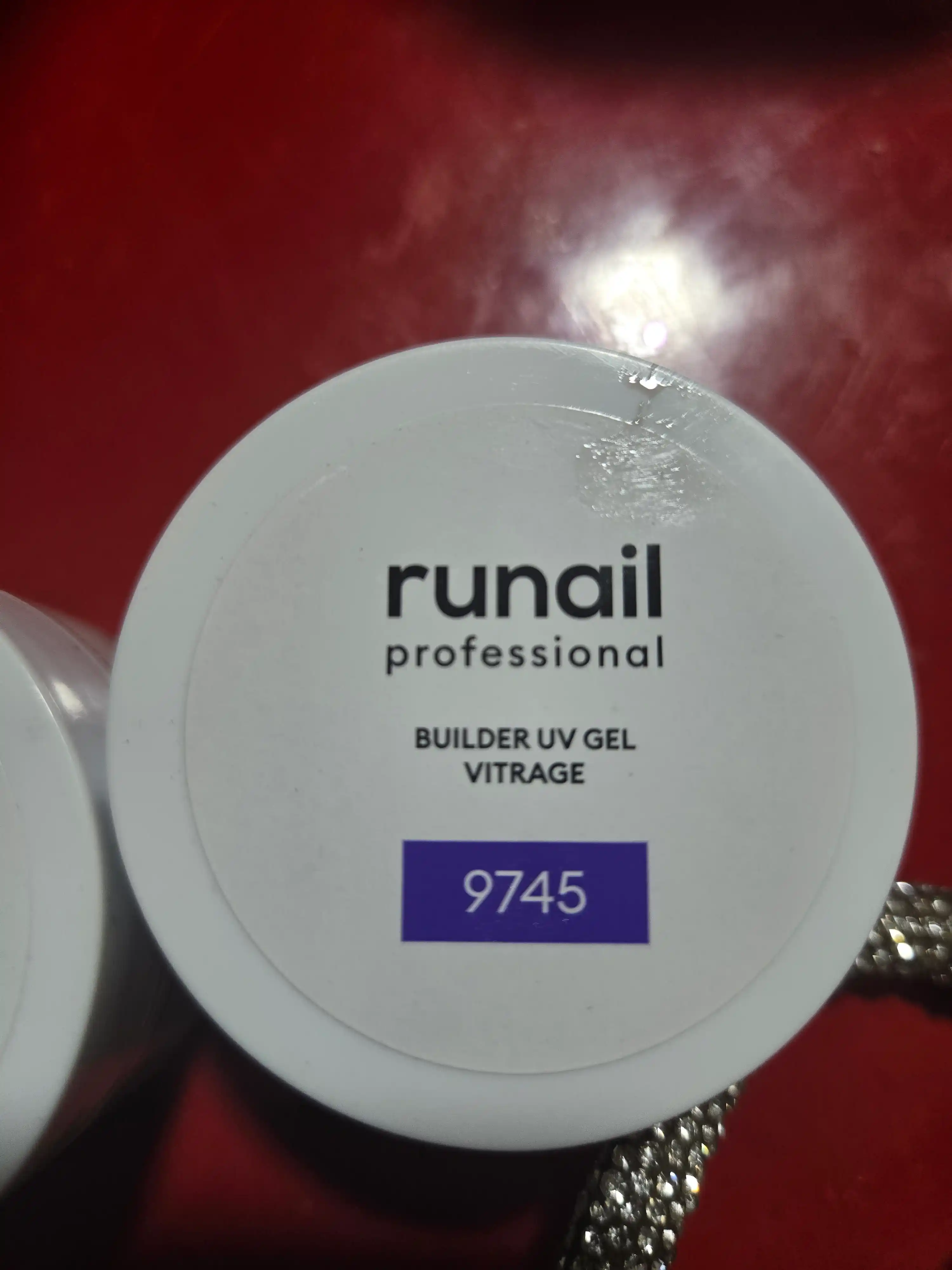 Tirnoqlar uchun vitrajli UV gel modellashtirish uchun BUILDER UV GEL Vitrage