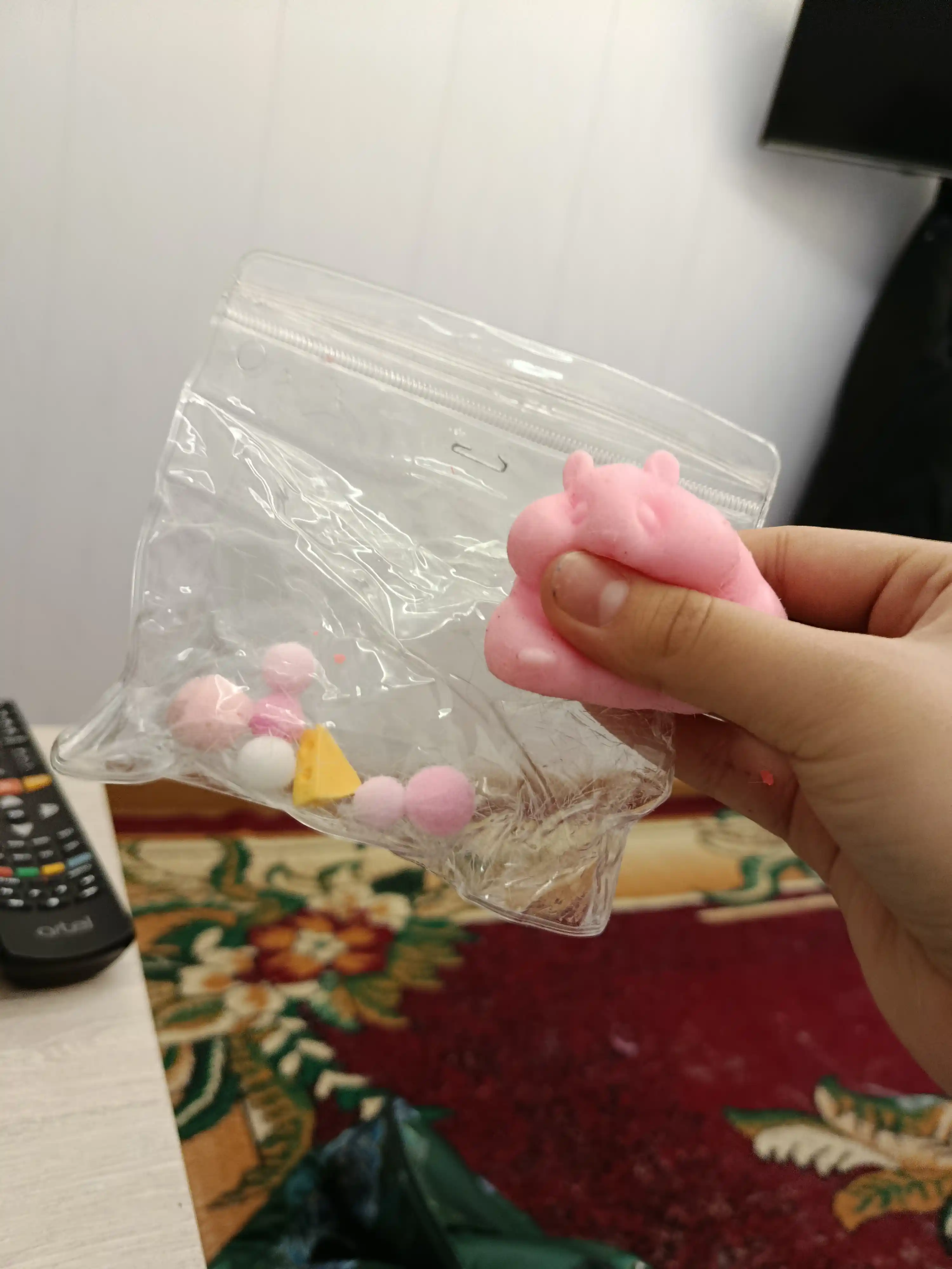 Антистресс игрушки, сквиш-хомяк, кошачья лапка, большая лапка 12 см и маленькая 7 см