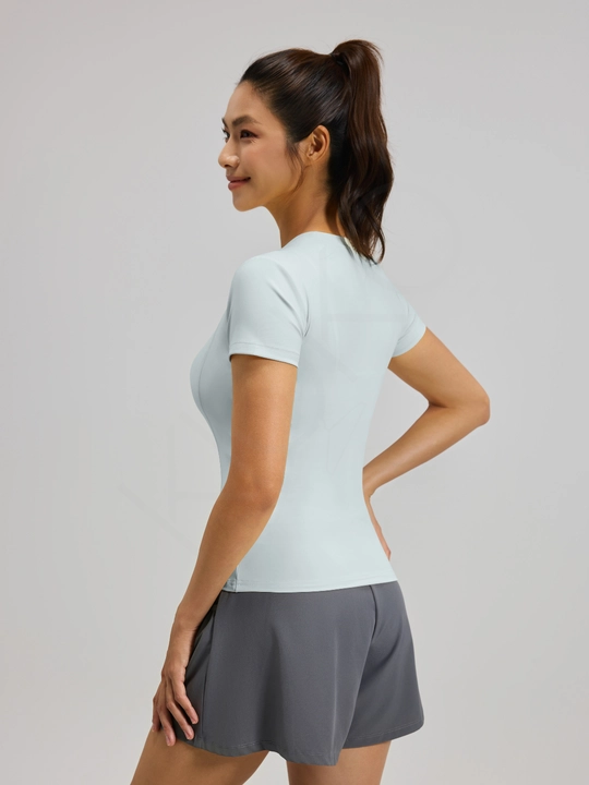 Ayollar futbolkasi Slimfit Kioko, ayollar sport rashgardi