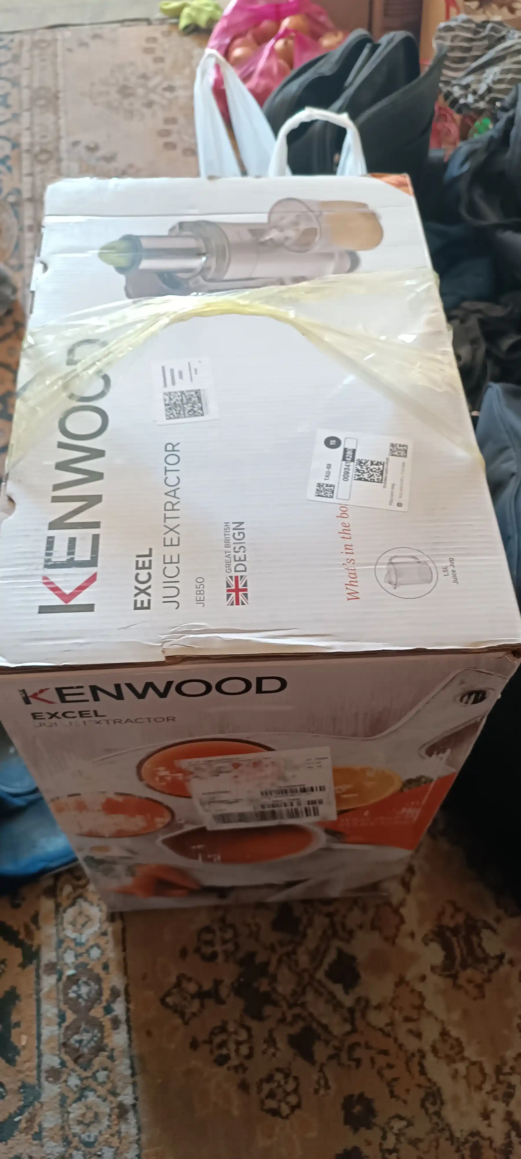 Kenwood JE850 Excel Juicer sharbat chiqargichi, 1500 Vt, 2 tezlik, 85 mm