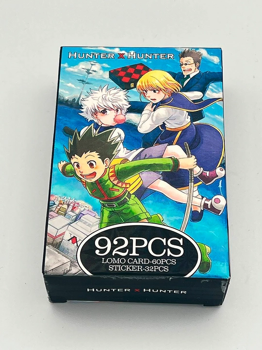 Lomo карты Аниме 60 шт + 32 стикера Genshin, One Piece, Jujutsu, Pokémon и др