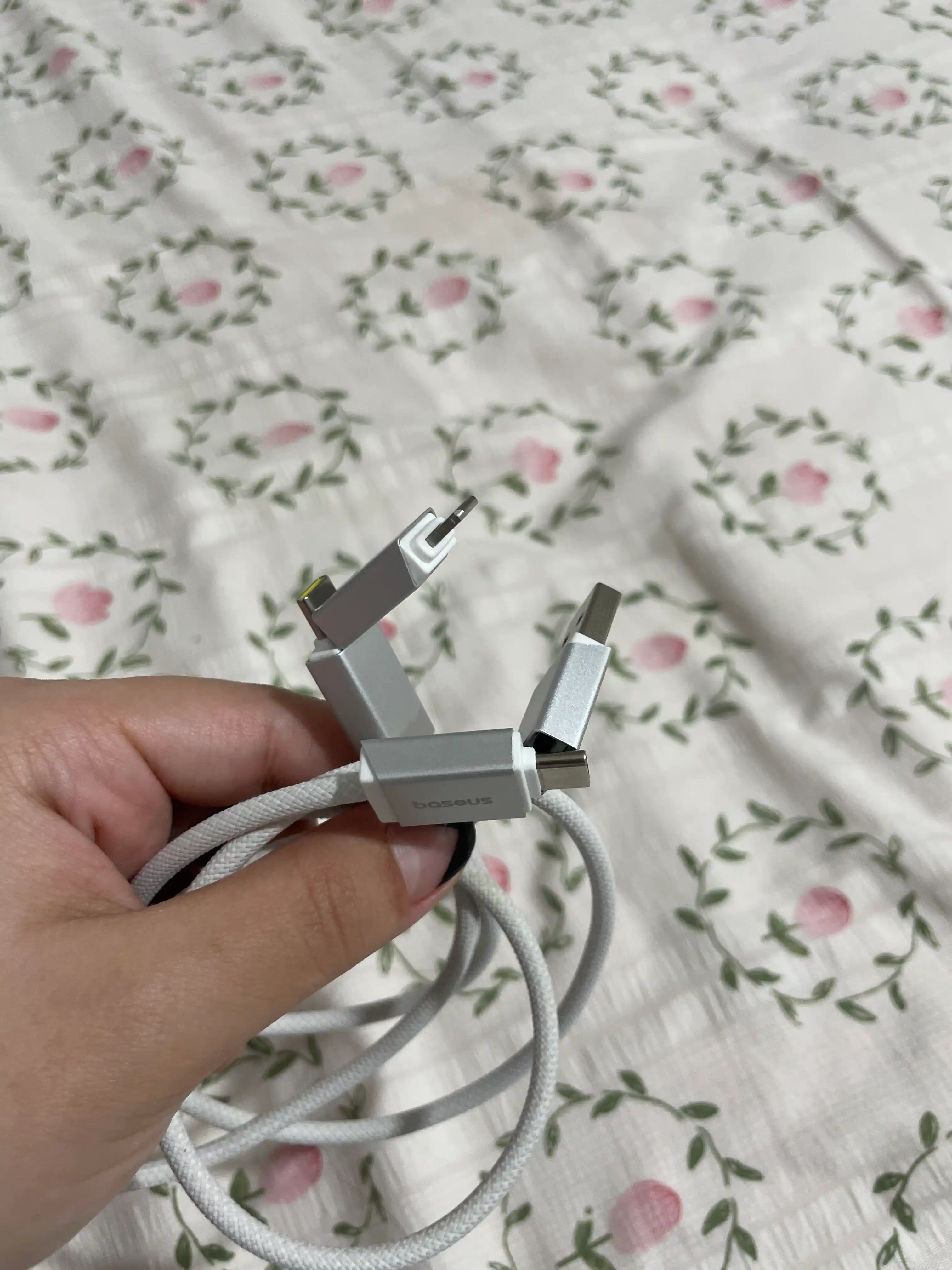 Kabel Baseus Versatile Two-for-Two 4 in 1 USB Type-C, Lightning, USB Type-A, 1 va 2 metr