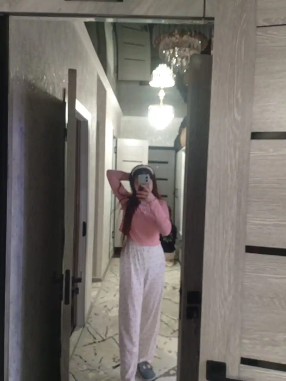 Ayollar pijamasi shim va top bilan, uy kiyimi, ayollar va qizlar uchun kiyim