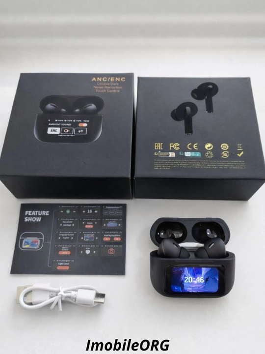 A Pods Simsiz quloqchinlar Pro 2, sensorli, iPhone va Android uchun, Bluetooth