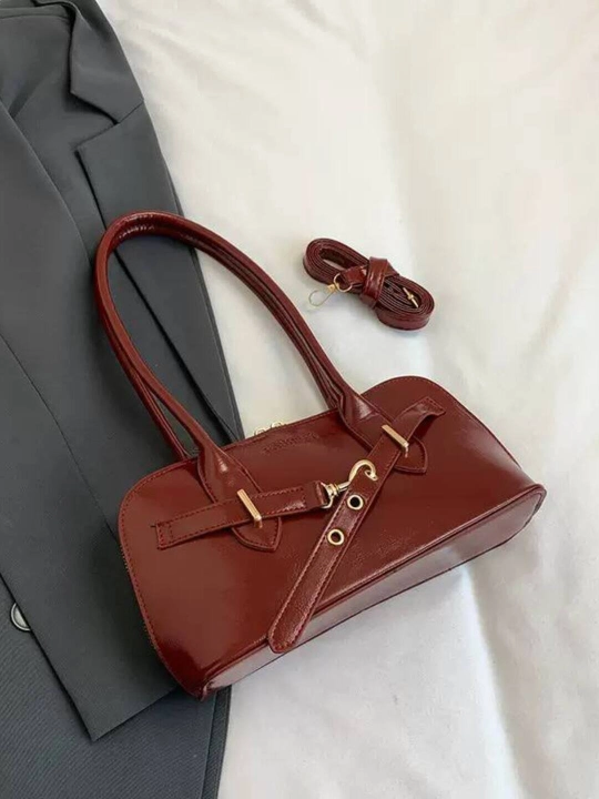 Ayollar sumkasi Jagura eko charm, yelkadan va crossbody taqiladigan, zamokli sumka