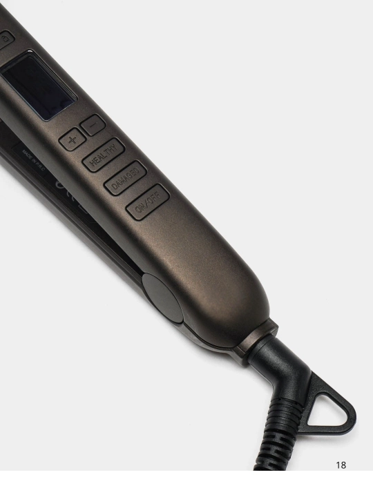 Professional TITAN-CERAMIC  soch tekislovchi dazmol MAC Styler MC-2021, LCD displeyli