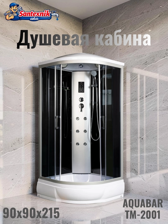 Dush kabinasi AQUABAR TM-2001. 90x90x215 - 