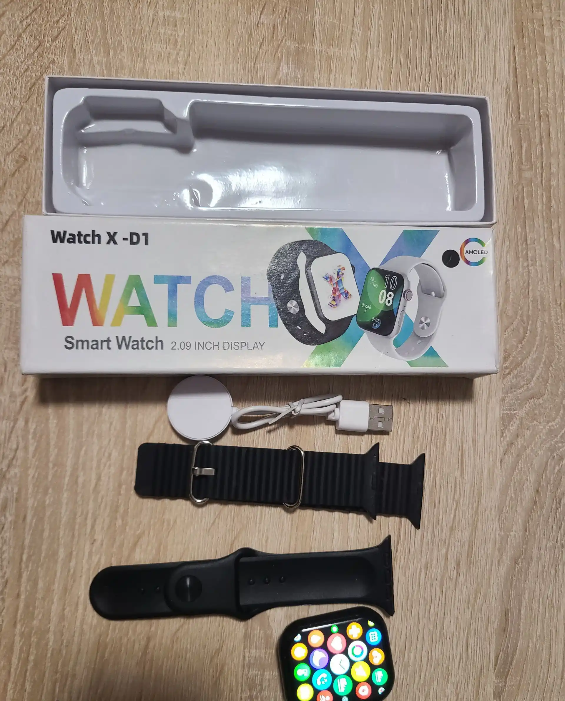 Aqlli soat Smart Watch U2 Pro Series 10, Android va iOS uchun, simsiz quvvatlash
