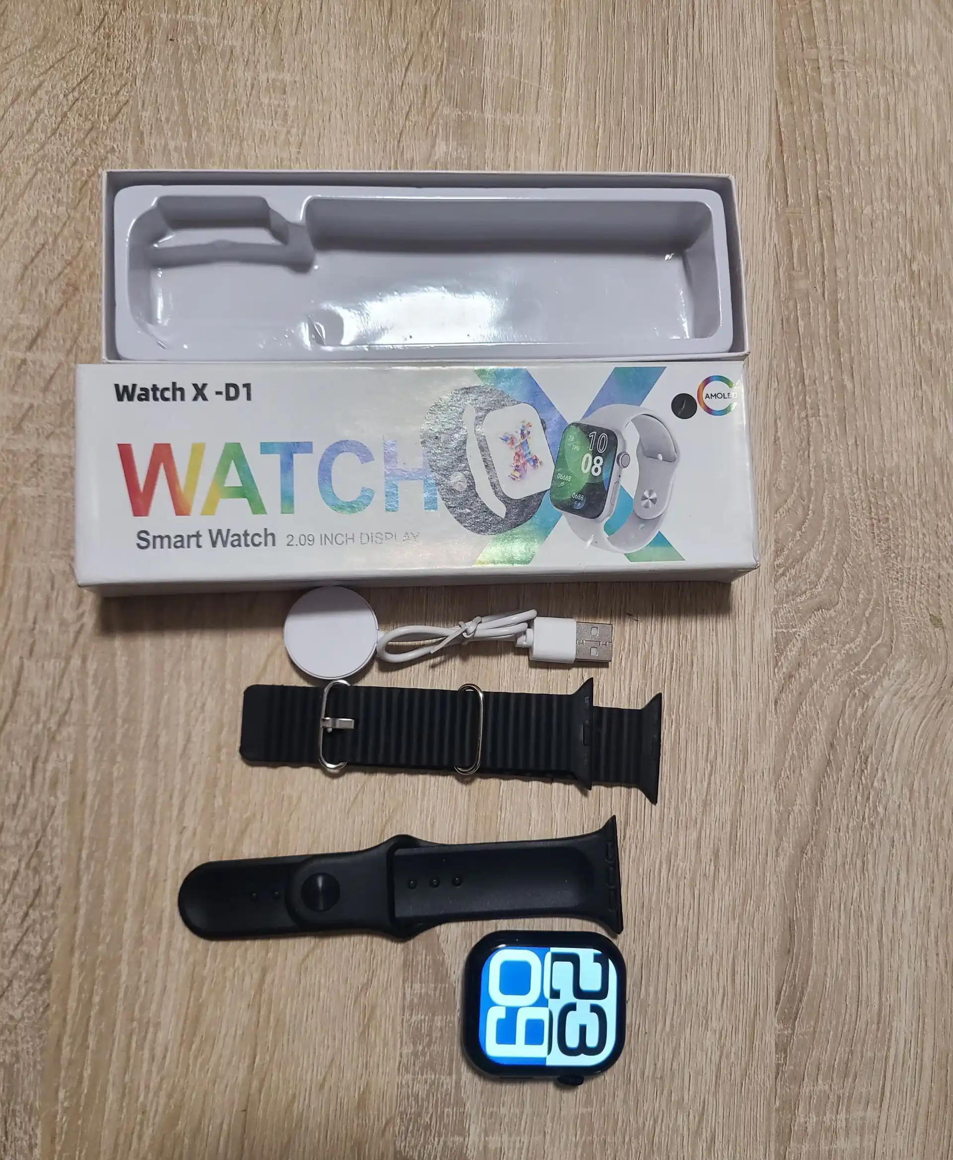 Aqlli soat Smart Watch U2 Pro Series 10, Android va iOS uchun, simsiz quvvatlash