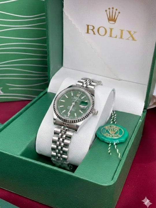 ROLEX ayollar qo‘l soati, batareyali, to‘plamda: quti, soat, g‘ilof, hujjatlar