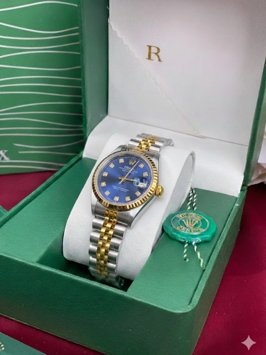 ROLEX ayollar qo‘l soati, batareyali, to‘plamda: quti, soat, g‘ilof, hujjatlar