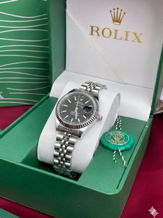 ROLEX ayollar qo‘l soati, batareyali, to‘plamda: quti, soat, g‘ilof, hujjatlar