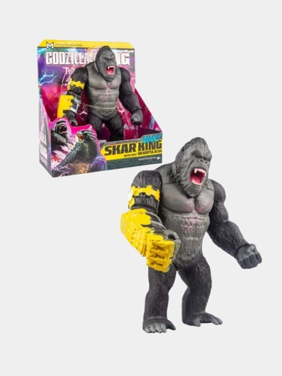 Фигурка игрушка Годзилла, Кинг Конг и Скар Кинг против Кинг Конг — MOANA-KINGKONG-ЖЕЛТ