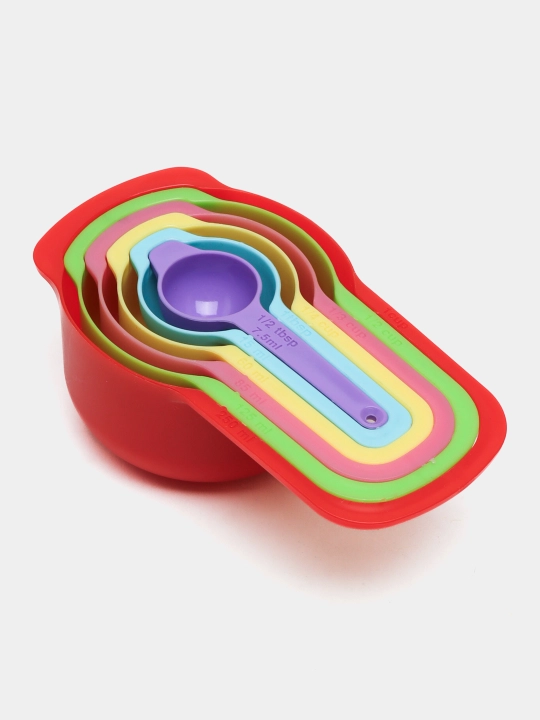 O‘lchov qoshiqlari to‘plami 6 dona | 7.5-250 ml mustahkam plastik