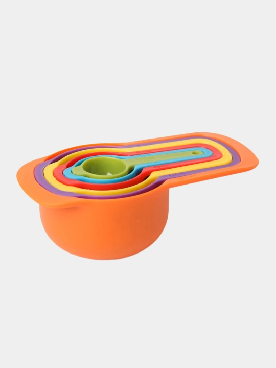 O‘lchov qoshiqlari to‘plami 6 dona | 7.5-250 ml mustahkam plastik
