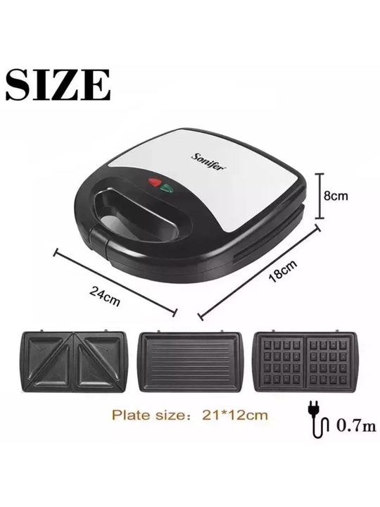 Sonifer vafli pishirgich SF-6057, 900W – tez va qulay tayyorlash