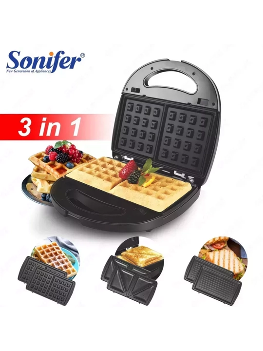 Sonifer vafli pishirgich SF-6057, 900W – tez va qulay tayyorlash