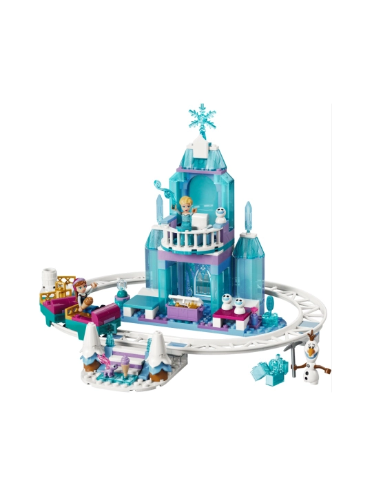 Конструктор LEGO Disney Ледяной замок Эльзы и снежная горка 43281