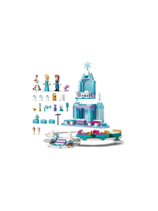Конструктор LEGO Disney Ледяной замок Эльзы и снежная горка 43281