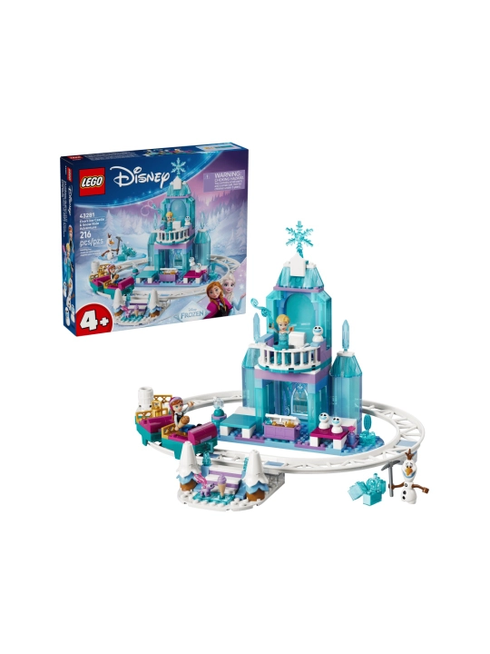 LEGO konstruktor Disney Elzaning muzli qasri va qorli sirg‘anchiq 43281 - 