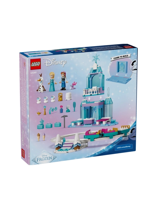 Конструктор LEGO Disney Ледяной замок Эльзы и снежная горка 43281