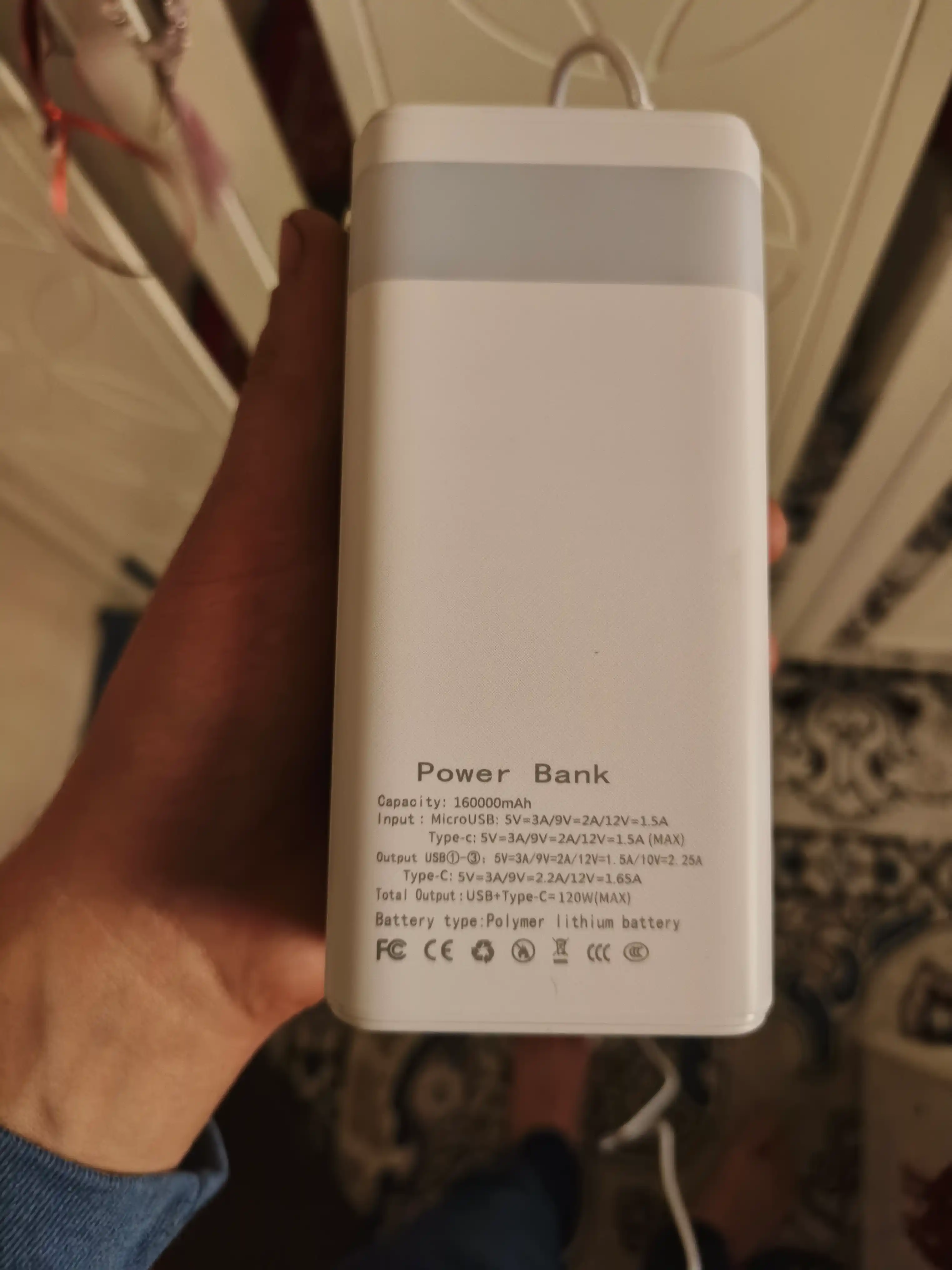 Tez zaryadlanuvchi tashqi akkumulyator, powerbank, 50000, 100000 mA/soat