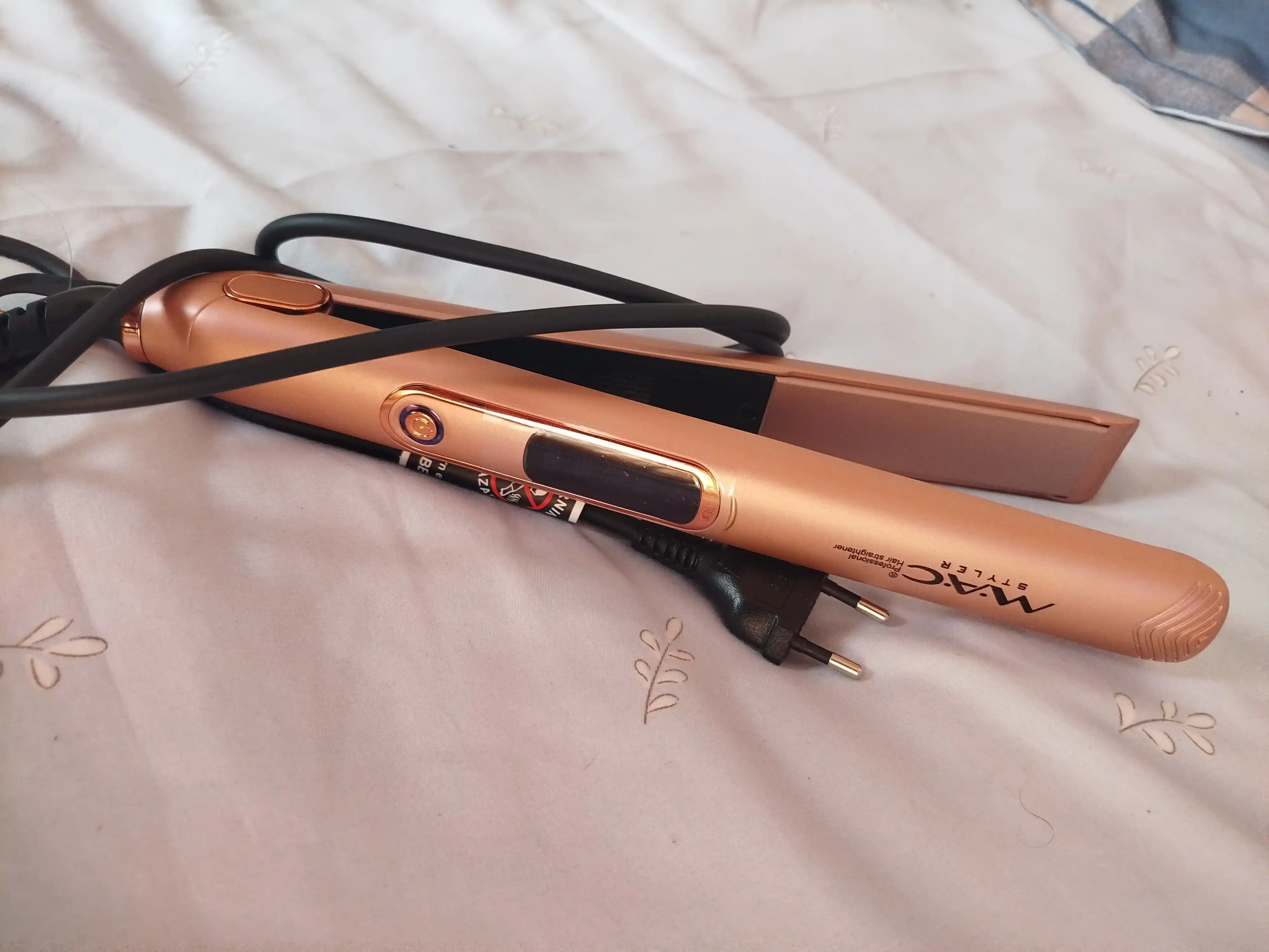 LED displeyli professional dazmol, MAC Styler MC-2018 soch to‘g‘rilagichi