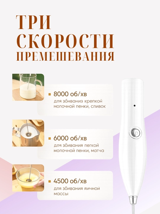 Мини миксер для кофе