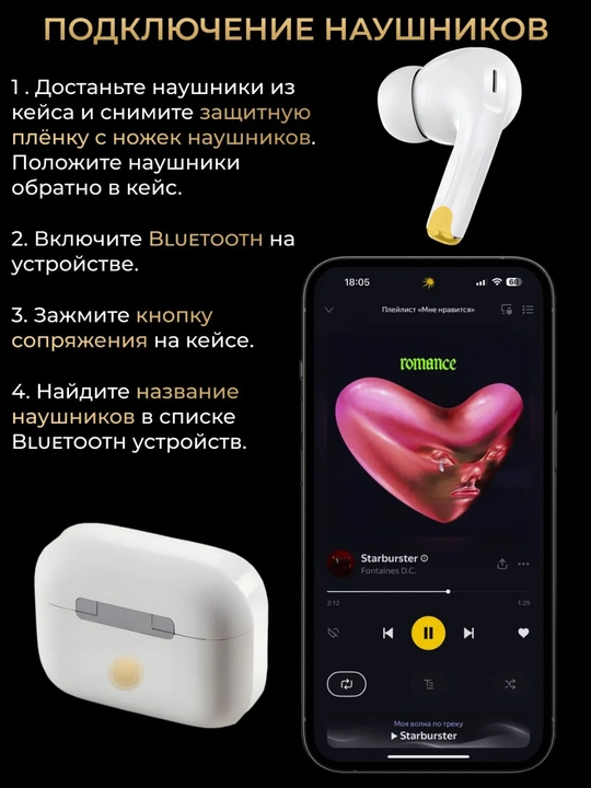 Simsiz quloqchin A Pods Pro 2 – Shovqinni bekor qiluvchi, qulay dizayn