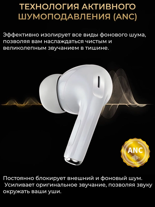 Simsiz quloqchin A Pods Pro 2 – Shovqinni bekor qiluvchi, qulay dizayn