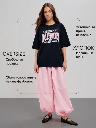 Ayollar futbolka va erkaklar futbolkasi, oversayz, printli, 100% paxta, 10 xil rang