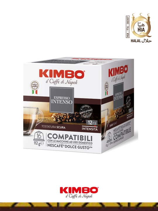 Kimbo Dolceusto Espresso Intenso kapsulali qahvasi, 16 dona