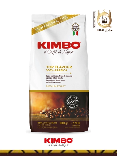 Кофе зерновой, Kimbo Top Flavour, 100% Arabica — KIMBOUZ-002